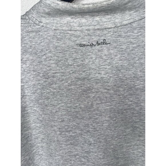 Travis Matthew Gray Long Sleeve 1/4 Zip Pullover Sweatshirt Soft Men’s E - Picture 7 of 9